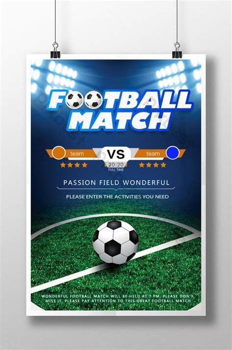 Football Poster Template Free